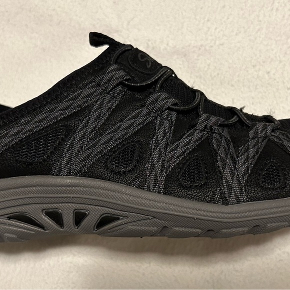 Skechers Reggae Fest Web of Ties Black Relaxed Fit size 7.5 NIB - Picture 4 of 10